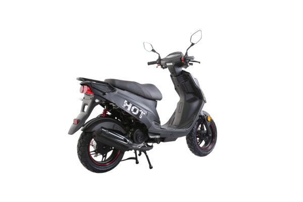 MotoCR Hot 50 SP Scooter Matsort/Rød - Billede 3