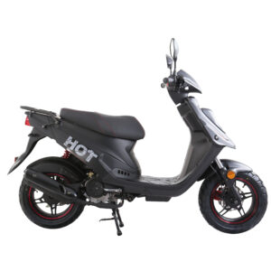 MotoCR Hot 50 SP Scooter Matsort/Rød