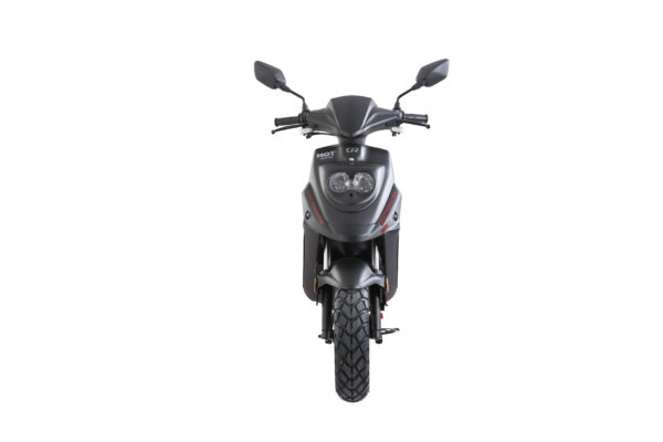 MotoCR Hot 50 SP Scooter Matsort/Rød - Billede 5