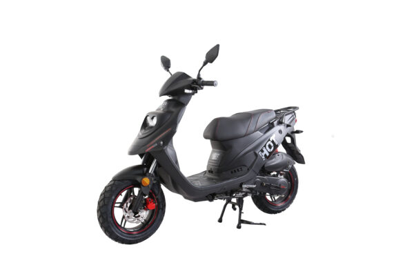 MotoCR Hot 50 SP Scooter Matsort/Rød - Billede 6