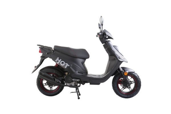 MotoCR Hot 50 SP Scooter Matsort/Rød