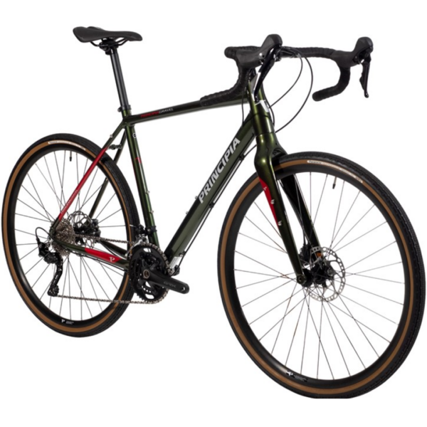Principia Gravel alu 700c GRX RX400 2x10sp dropbar hydr. disc 56cm blank grøn m. (mangler varenummer på variant) - Billede 3