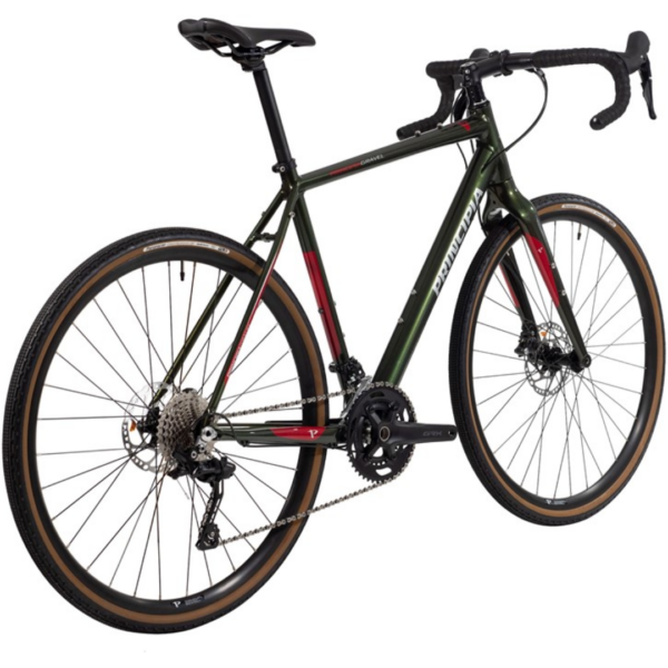 Principia Gravel alu 700c GRX RX400 2x10sp dropbar hydr. disc 56cm blank grøn m. (mangler varenummer på variant) - Billede 2