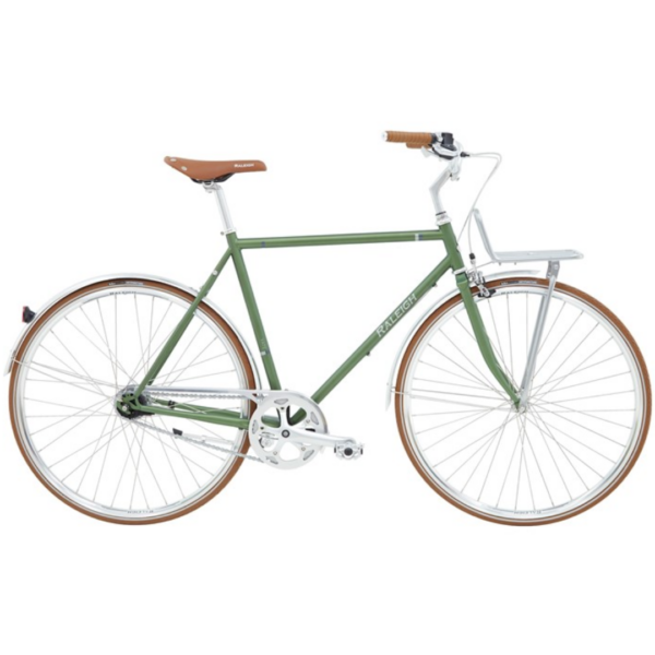 Raleigh Yate Cargo Herre 56cm 7g Shimano Nexus fodbremse mat grøn